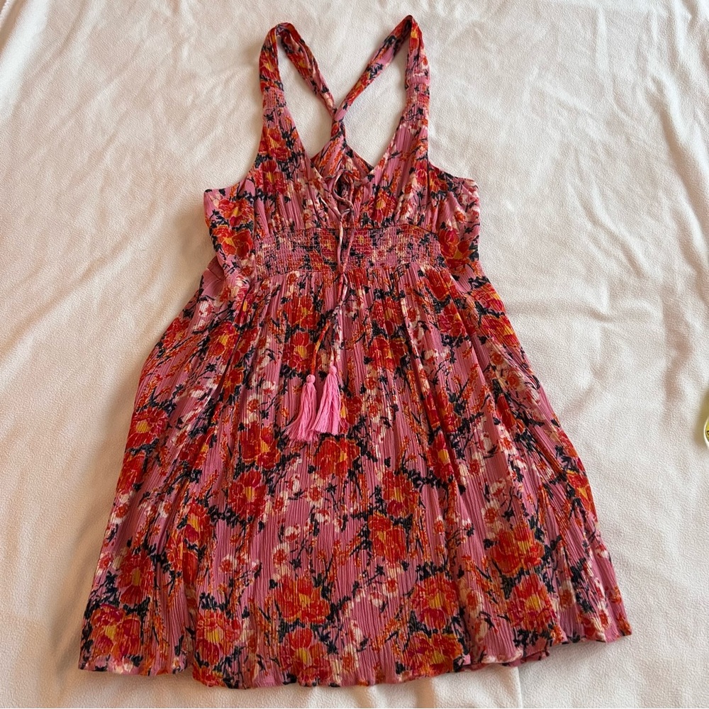 Free People Pink Floral Dress